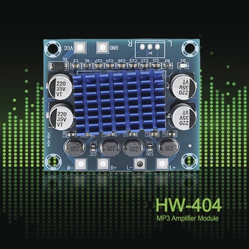 2-канальная плата цифрового аудиоусилителя стерео модуль мощностью 30 Вт для MP3 HW-404