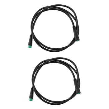 2X 5-контактный кабель для дисплея Ebike для Bafang BBS01/BBS02/BBSHD, Удлинитель для дисплея среднемоторного электровелосипеда Bafang