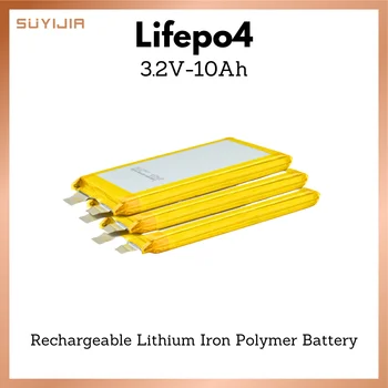 3,2 В 10Ач Перезаряжаемая литий-железо-фосфатная батарея Lifepo4 для электрического велосипеда 24 В 12 В 36 В Запасная батарея Bluetooth-гарнитуры