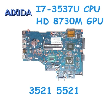 AIXIDA VAW01 LA-9101P CN-00P55V 00P55V Материнская Плата Для DELL Inspiron 3521 5521 Материнская Плата Ноутбука I7-3537U CPU HD 8730M GPU