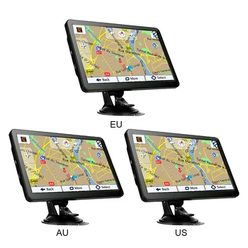Автомобильный GPS-Навигатор Встроенный Динамик 7-Дюймовый HD Автомобильный GPS-Навигатор FM-передатчик Спутниковая Навигация USB TF Австралия Северная Америка Карта Европы