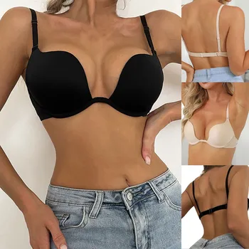 Бюстгальтер Пуш-ап для женщин с маленькой грудью, однотонное тонкое сексуальное женское белье, облегающий бюстгальтер Пуш-ап, Удобные бюстгальтеры для женщин Пуш-ап L2