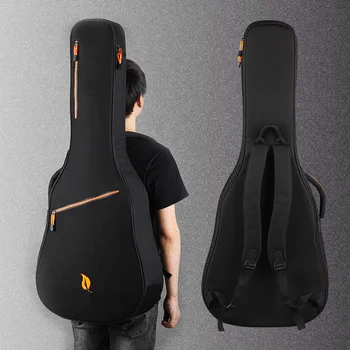 Высококачественная Оксфордская сумка для гитары для классического фолка, акустическая гитара с губкой толщиной 25 мм, аксессуары для гитары 40/41