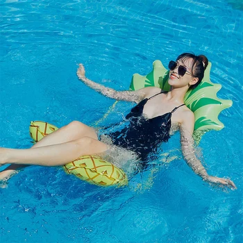 Гамак, надувной бассейн с фруктовым рисунком, Многоцелевой удобный плавающий стул, водные игрушки, летняя доска для серфинга