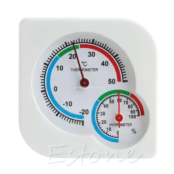 Горячий цифровой термометр для помещений и улицы, гигрометр, измеритель температуры и влажности