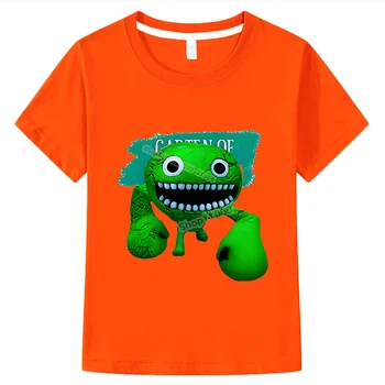 Детская футболка Garten of Banban, Короткие топы с героями мультфильмов, одежда для мальчиков и девочек, футболка с аниме y2k, цельная летняя детская одежда