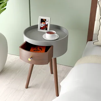 Журнальный столик с деревянным ящиком в скандинавском стиле, овальный обеденный стол, современная мебель для дома и гостиной, предметы для украшения комнаты, мебель для спальни