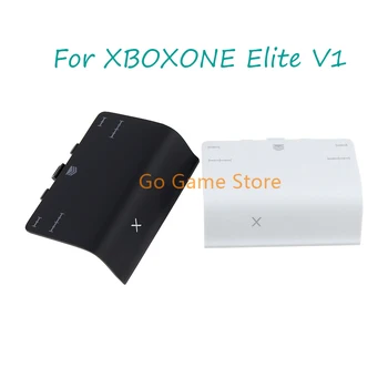 замена 1шт для Xbox One Elite V1 Черно-белая крышка батарейного отсека Задняя крышка корпуса дверной держатель