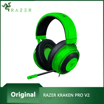 Игровая Гарнитура Razer Kraken Pro V2 Наушники для Проводных Наушников Микрофон 7.1 Объемный Звук для Xbox One Наушники для Геймеров PS4
