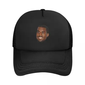 Классическая шляпа дальнобойщика Kanye West Head Для женщин и мужчин, Персонализированная Регулируемая бейсболка для взрослых, летняя