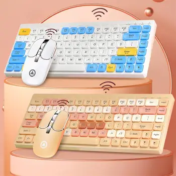 Компьютерные аксессуары Беспроводная клавиатура и мышь с внешним подключением