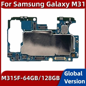 Материнская Плата Для Samsung Galaxy M31 SM-M315F SM-M315FDS 64GB Материнская Плата Европейской Версии Оригинальная Разблокированная Логическая Плата