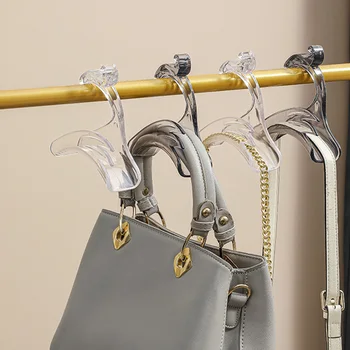 Многофункциональная Вешалка для сумок, Крючок-органайзер для гардероба, Прочный Подвесной крючок для шкафа, Вешалка для хранения шляп, шарфов, Шалей, галстуков