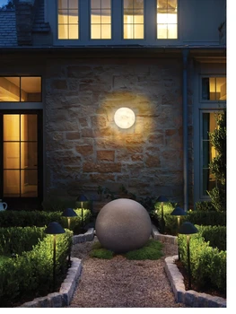Наружный водонепроницаемый настенный светильник moon light лунный свет grass light простой наружный светильник для газона