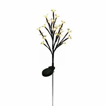 Наружный декоративный светильник для патио светодиодный наземный светильник Вишневый солнечный светильник на ветке дерева