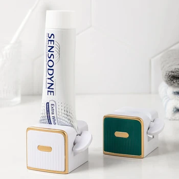 Новая зубная паста, соковыжималка для очищения лица, дозатор для соковыжималки, пресс для скручивания, держатель для аксессуаров для ванной комнаты, прямая поставка