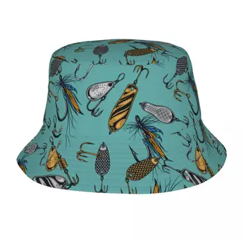 Новые модные шляпы-ведра, рыбацкие кепки для женщин и мужчин, летние винтажные рыболовные приманки Gorras