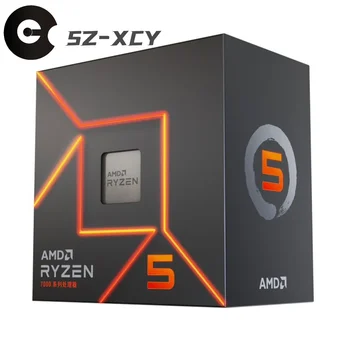 НОВЫЙ AMD Ryzen 5 7500F R5 7500F BOX 3.7GHz 6Core 12Thread CPU Процессор 5NM L3 = 32M 100-000000597 Сокет AM5 Новый Запечатанный С Вентилятором