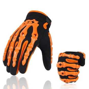 Перчатки байкера, защитные противоударные перчатки для езды на велосипеде, мотоциклетные дышащие гоночные перчатки для Kawasaki KTM Moto Luva