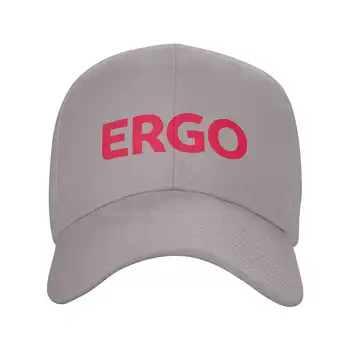 Повседневная джинсовая кепка с графическим принтом Ergo, вязаная шапка, бейсболка