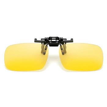 Поляризованные солнцезащитные очки высокого качества с откидывающимися линзами дневного ночного видения, очки для вождения, солнцезащитные очки для верховой езды UV400 для улицы