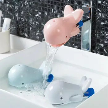 Помощник по мытью раковины в ванной Комнате Ручной расширитель Whale Baby Leaf Мультяшный расширитель Детский смеситель для мытья рук Креативный кран