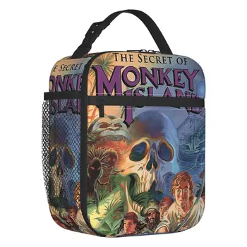 Портативный ланч-бокс Secret Of Monkey Island Для женщин, водонепроницаемые видеоигры, термоохладитель, сумка для ланча с изоляцией для еды, Офисная работа