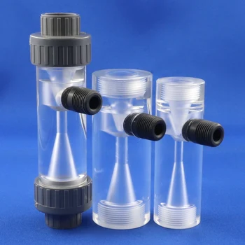 Прозрачный акриловый водяной инжектор Вентури, смеситель для удобрений, струйное устройство, эжектор из органического стекла (A)