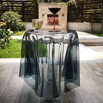 Прозрачный журнальный столик Креативные чайные столики Хрустальный Волшебный круглый стол Скандинавские акриловые приставные столики Мебель для гостиной