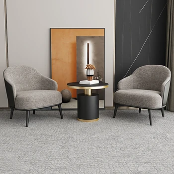 Роскошные стулья для гостиной Nordic Light, Дизайнерский Односпальный диван, Мебель для гостиной, роскошные гостиничные кресла для переговоров