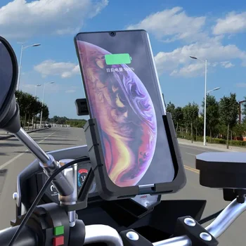 Руль скутера ATV 19-30 мм, Подставка для зеркала заднего вида, кронштейн для крепления зарядного устройства с USB-портом