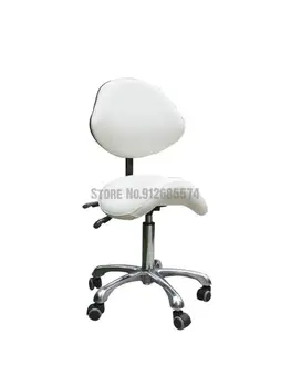 Седло стул косметический стул шкив спинки вращающийся подъемный парикмахерский мастер маникюрный стул для салонов красоты