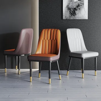 Синие современные обеденные стулья со стальным металлическим полом, обеденные стулья в скандинавском стиле, современная мебель для гостиниц Sillas Para Sala De Estar