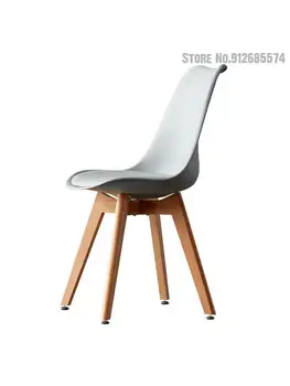 Скандинавский домашний обеденный стол и стул современный минималистичный обеденный стул чистый красный повседневный макияж стул из массива дерева книга лунные чернила стол