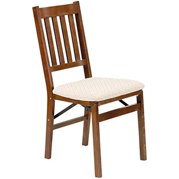 Складной стул MECO STAKMORE Arts and Craft с отделкой из фруктового дерева, комплект из 2 стульев ресторанный стул