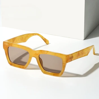 Солнцезащитный козырек в мелкой рамке с новой модной печатью 86577 солнцезащитные очки бренда tide ultraviolet оптом 무테 안경 UV400
