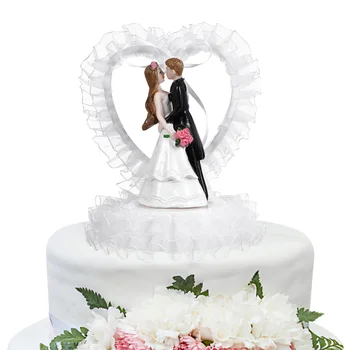 Украшения Для жениха и невесты Свадебные украшения для свадебных церемоний Украшение для торта на столе