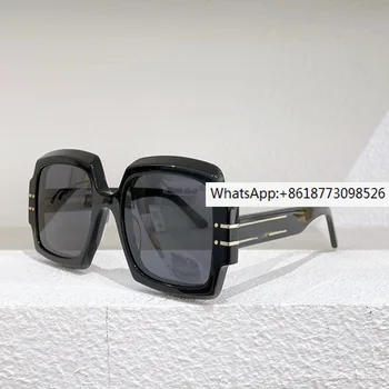 Уличная фотография, ретро-индивидуальность, элегантные авангардные фирменные мужские и женские квадратные солнцезащитные очки, солнцезащитные очки с кремом