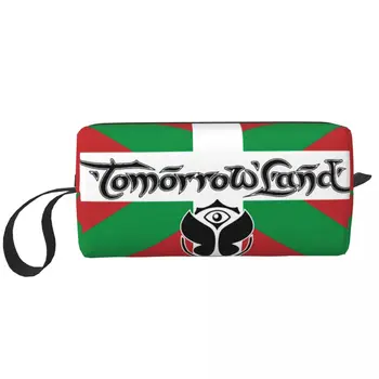 Флаг Страны Басков Tomorrowlands Сумка для туалетных принадлежностей Женский органайзер для косметики Женские сумки для хранения косметики Dopp Kit Box Case
